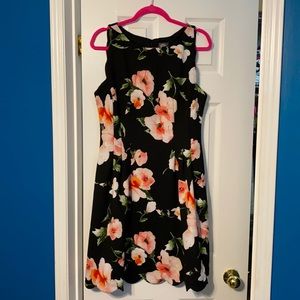 Floral print dress